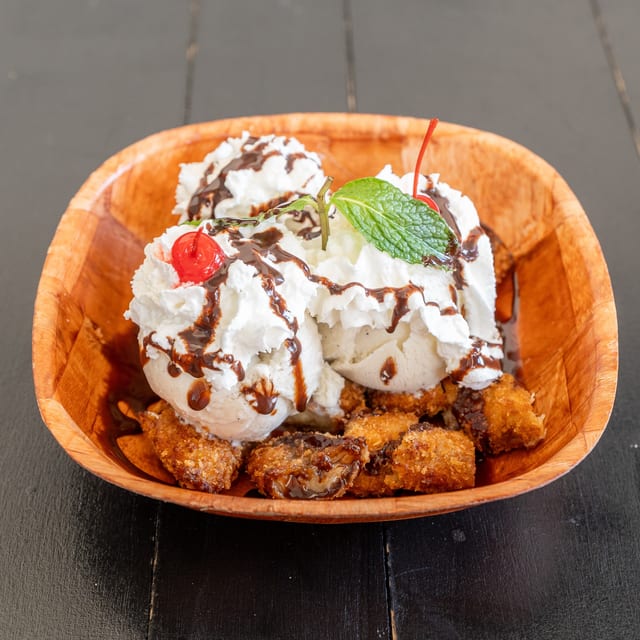 Fried Banana Split.